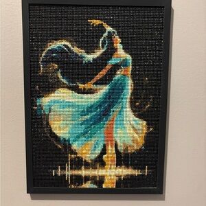 Jasmine Dancing Ballerina Diamond Painting Complete with Frame and Sealed